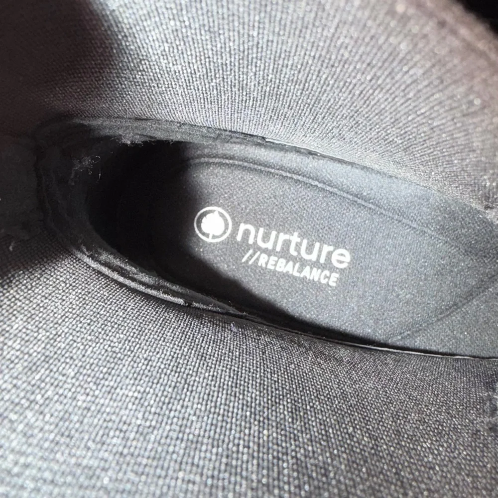 Nurture Rebalance Black Suede  High-Top Sneakers